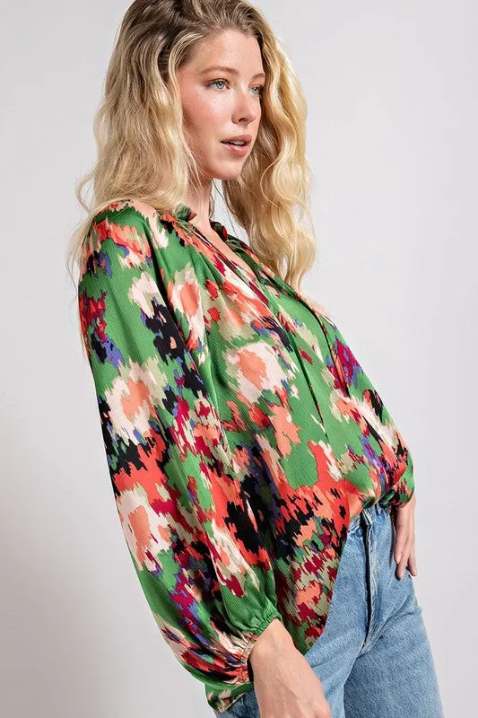 KOHEN FLORAL BLOUSE [ONLINE EXCLUSIVE]