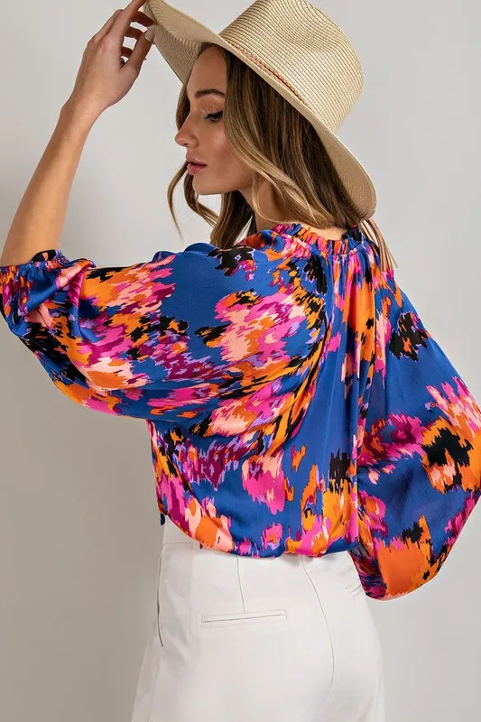 KOHEN FLORAL BLOUSE [ONLINE EXCLUSIVE]