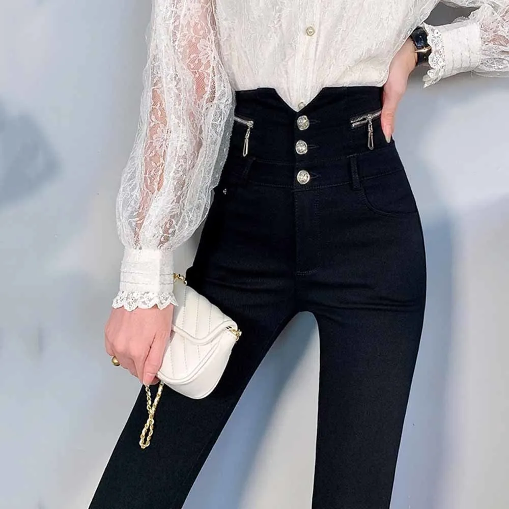 Korean Fashion High Waist Pencil Pants