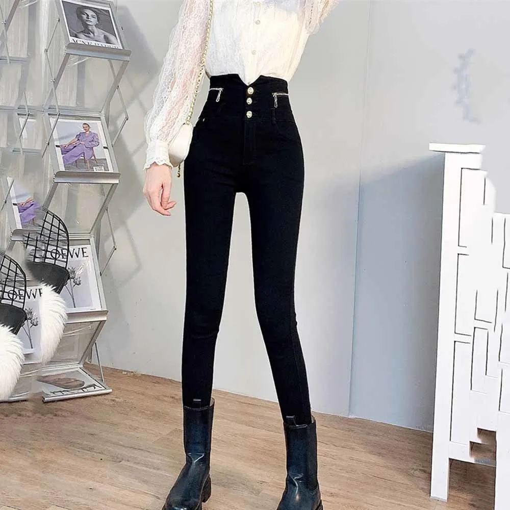 Korean Fashion High Waist Pencil Pants