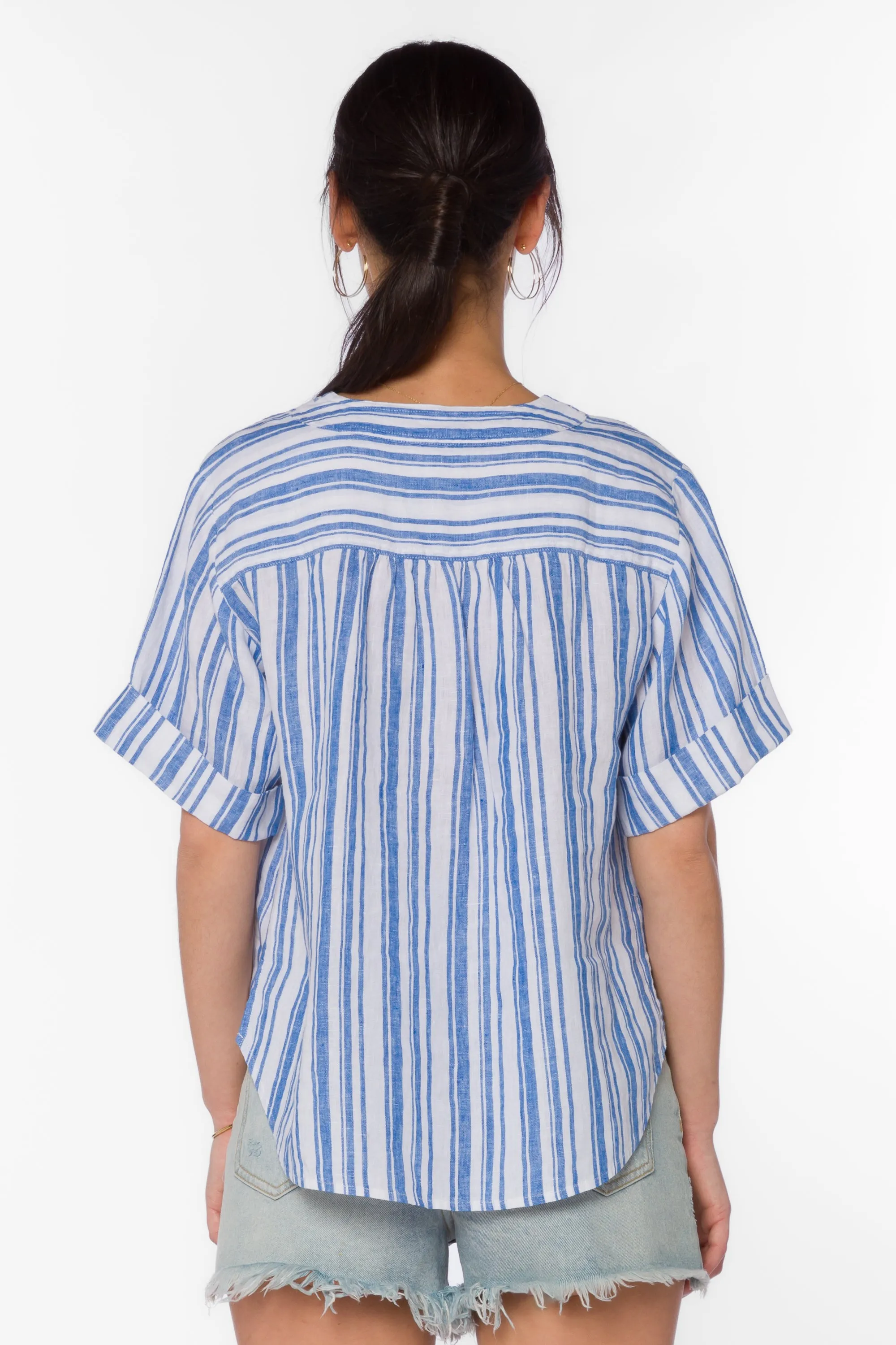 Kyro Blue Stripe Blouse