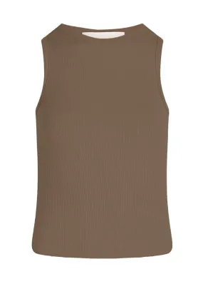 La Rouge Lisa Singlet Top - Brown