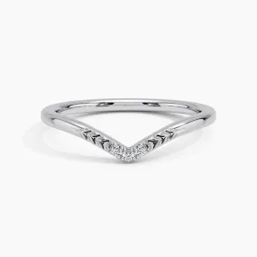 Laurel Contoured Wedding Band Ring - LR78