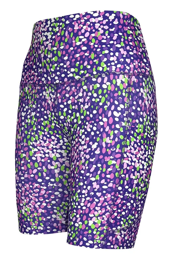 Lavender Confetti Shorts   Pockets