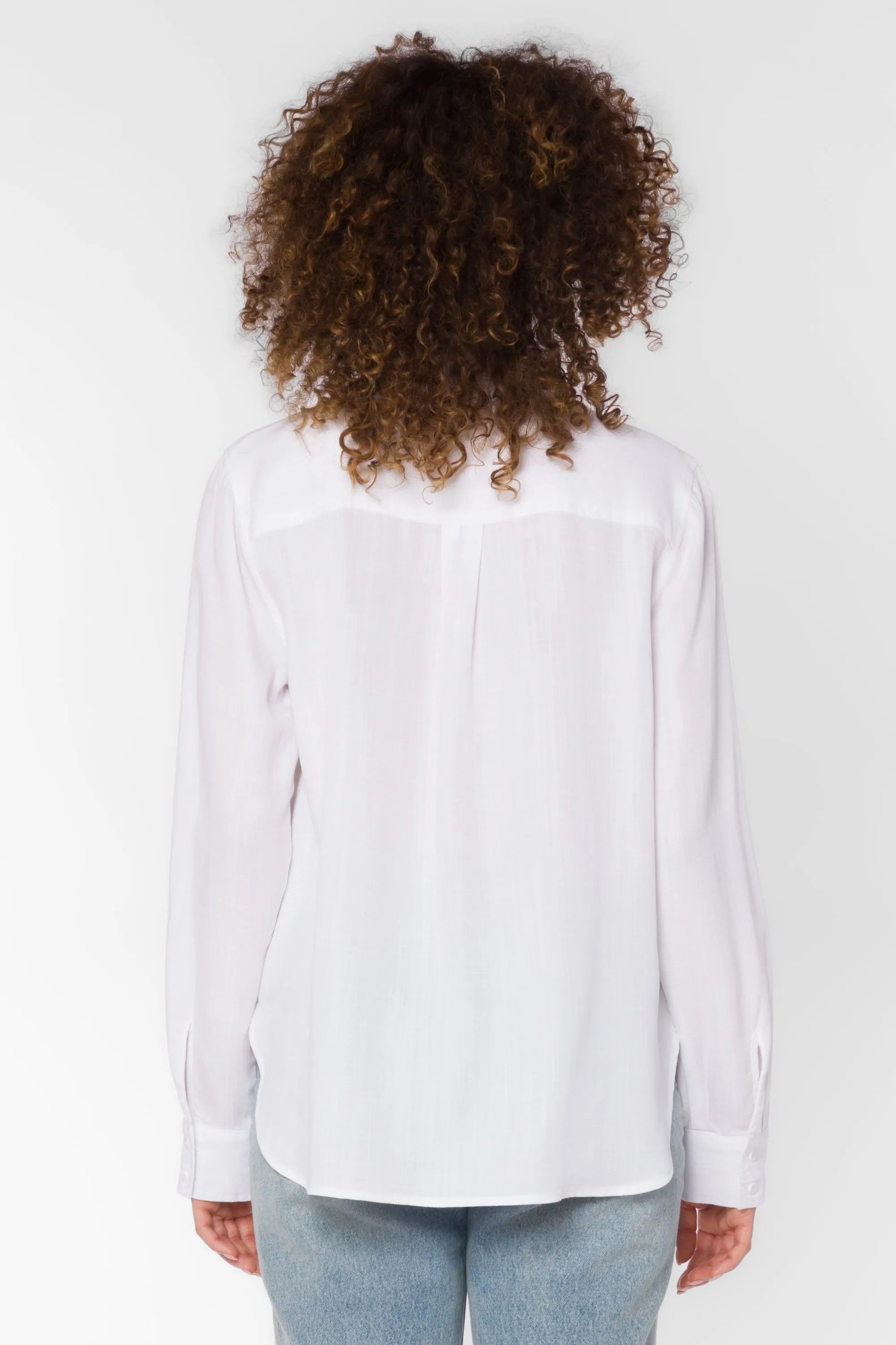 Leah Optic White Blouse