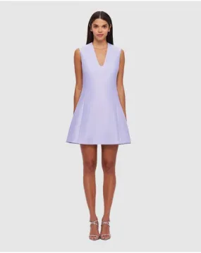 LEO LIN Briana V Neck Mini Dress - Lilac