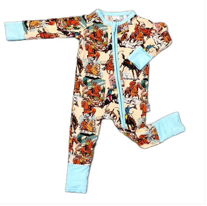 Lil Buckaroo Zipper Pajamas