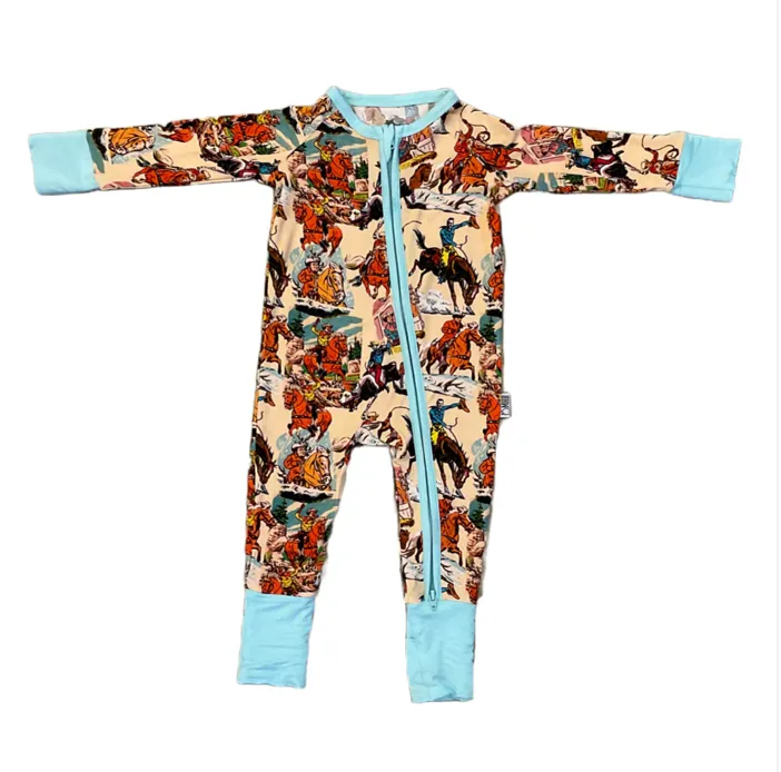 Lil Buckaroo Zipper Pajamas