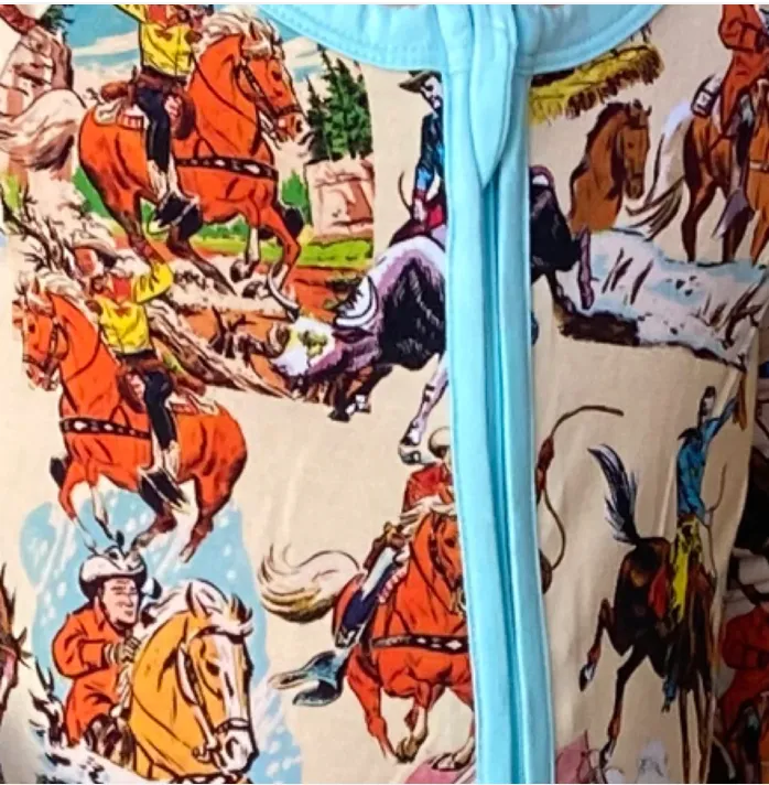 Lil Buckaroo Zipper Pajamas