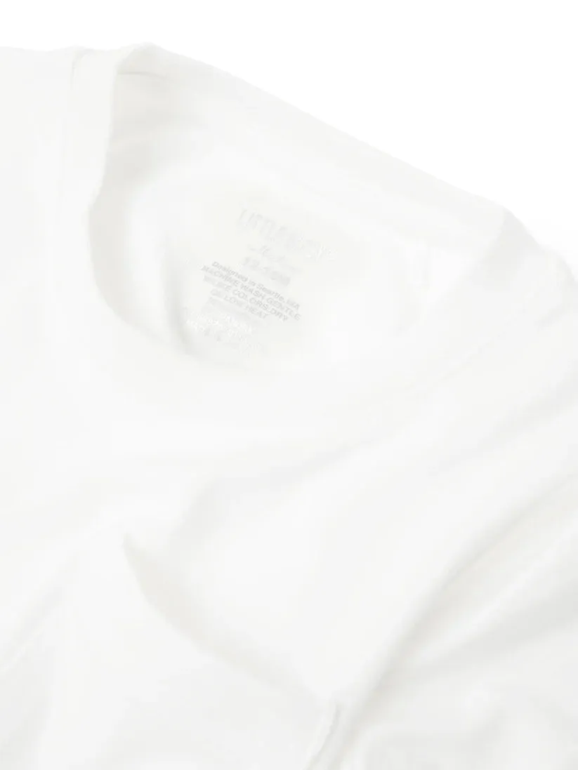 Little Bipsy Bamboo Pocket Tee - Off White