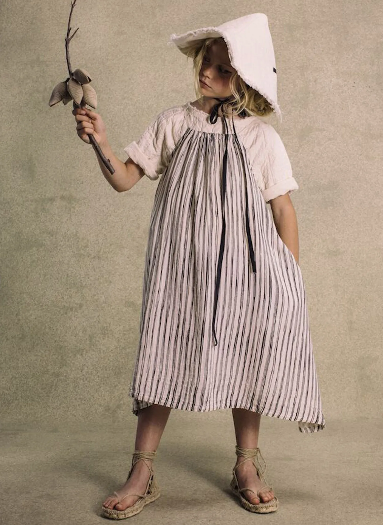 Little Creative Factory Bamboo Striped Apron Dress