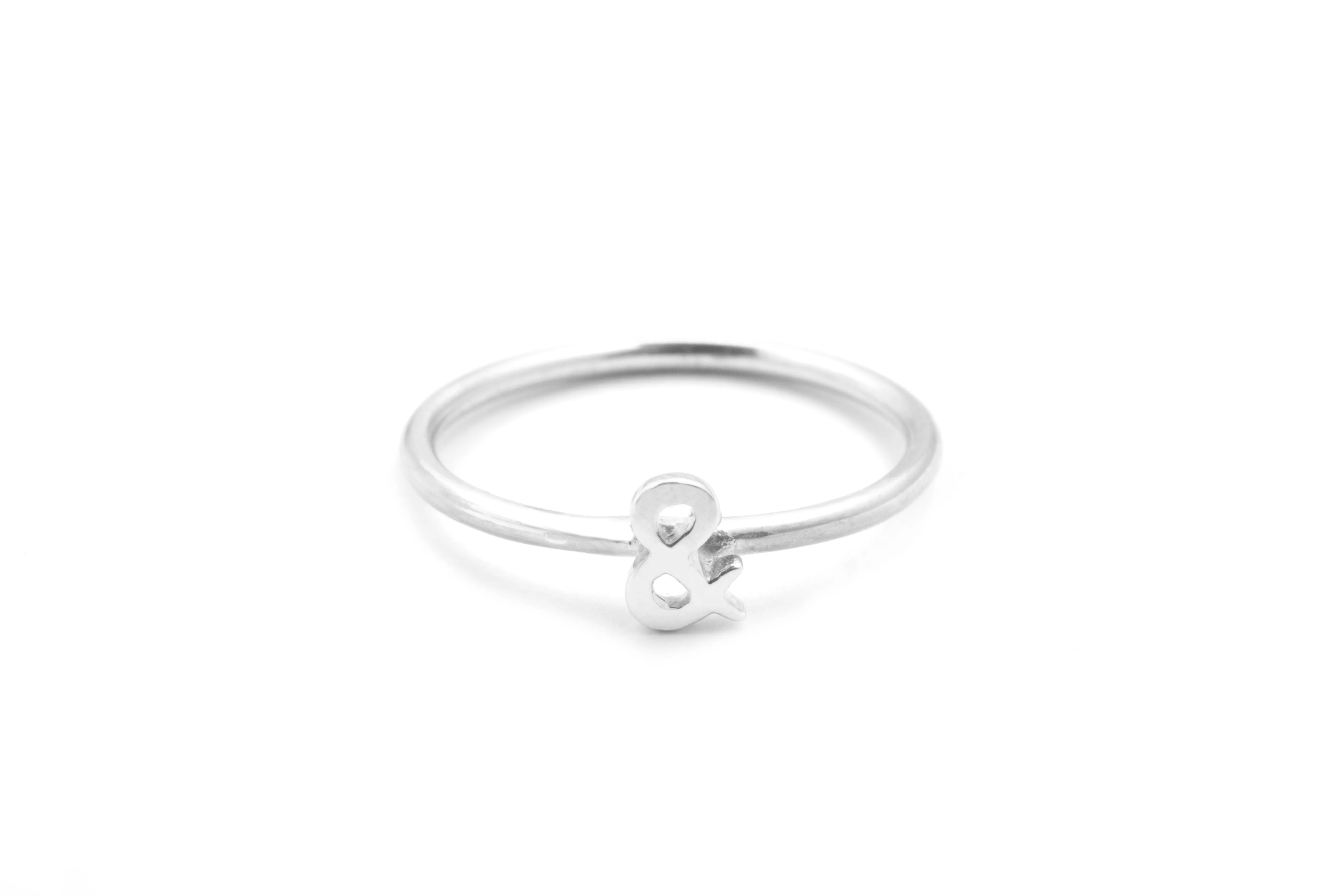 Make it Personal-Initial Stacking Alphabet and Symbol Ring