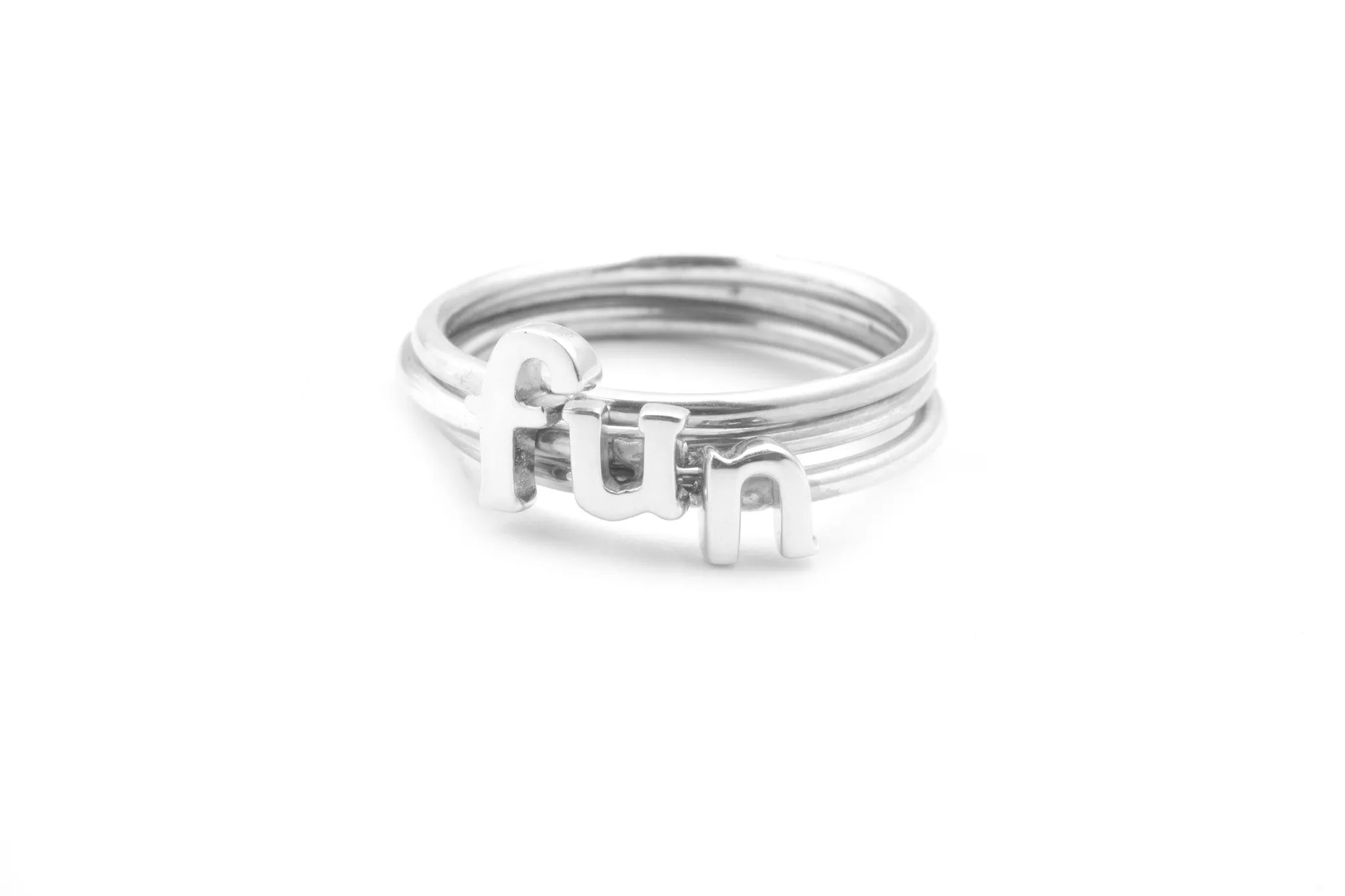 Make it Personal-Initial Stacking Alphabet and Symbol Ring