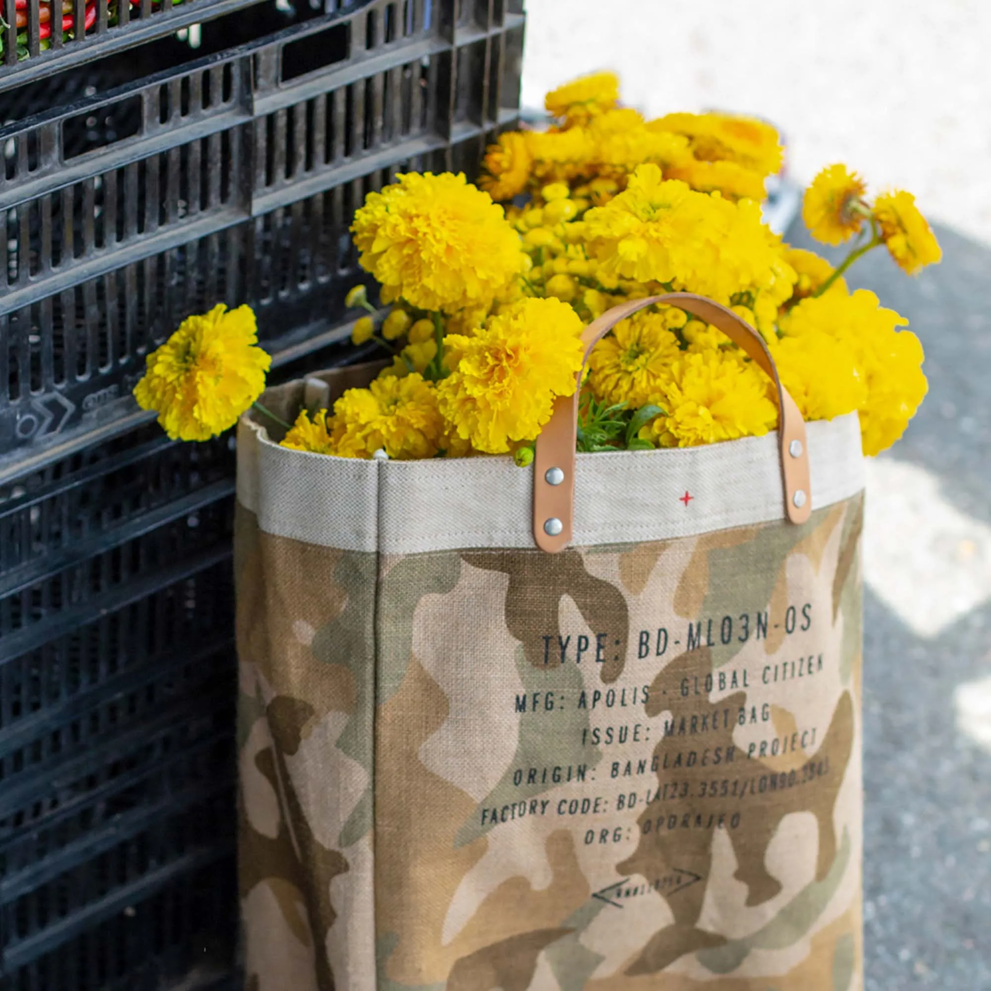 Market Bag in Safari