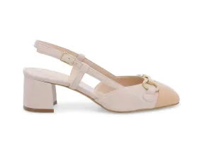 Melluso Slingback Elegante Comfort tomaia Camoscio