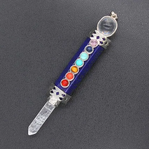 Natural Healing Crystal Hexagon Pendulum