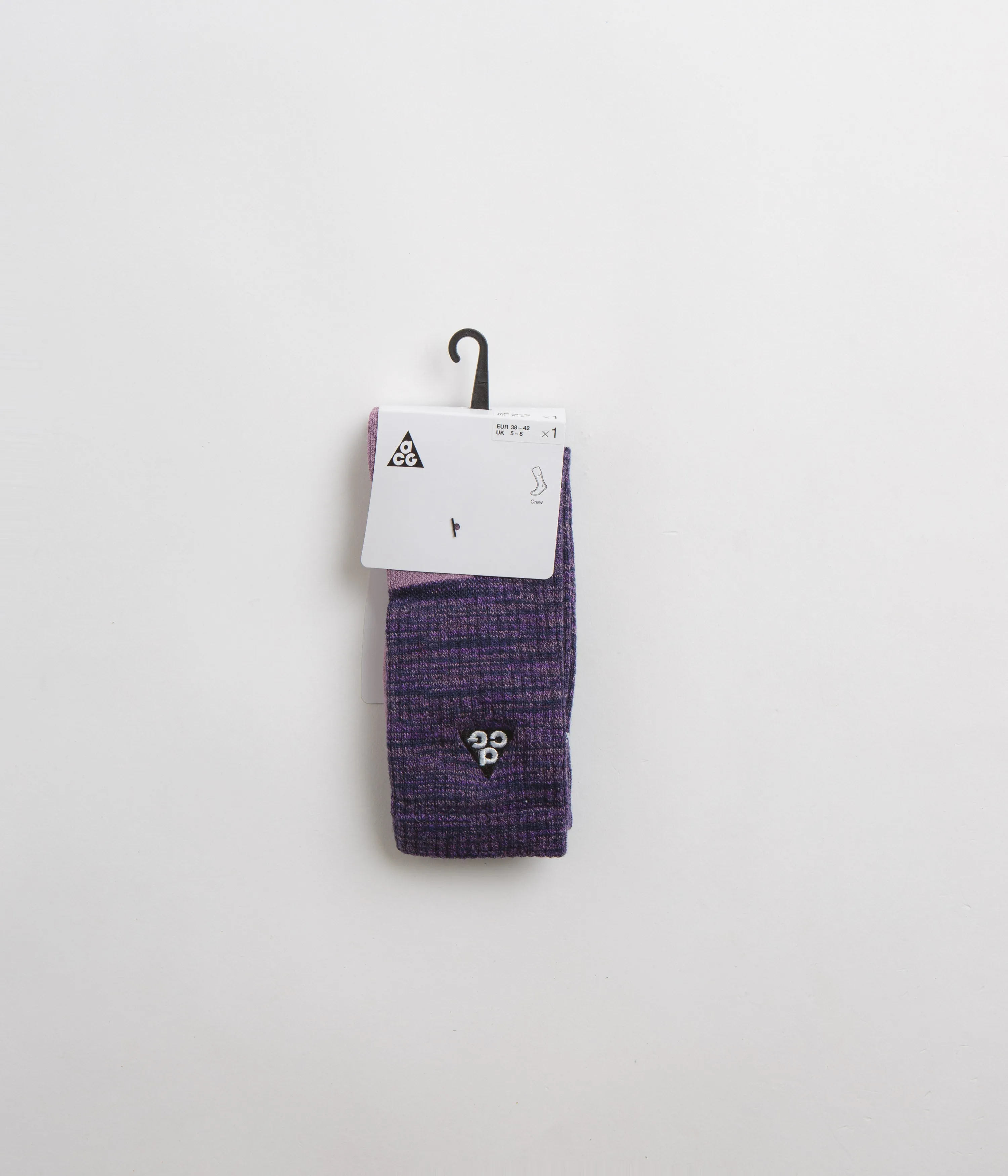 Nike ACG Everyday Cushioned Crew Socks - Purple Ink / Black / Summit White