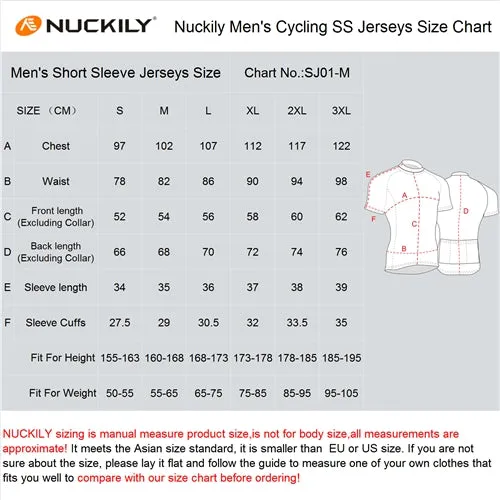 Nuckily MG045 Short Sleeve Cycling Jersey - Blue