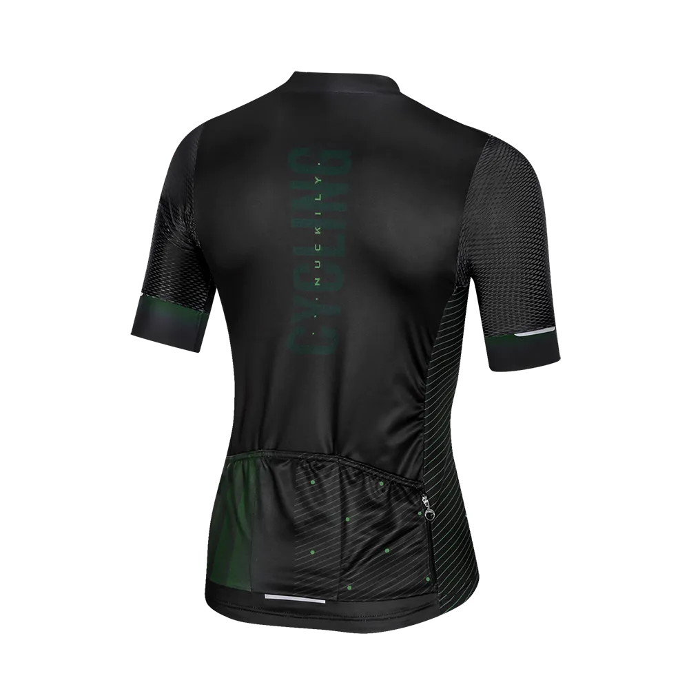 Nuckily MG045 Short Sleeve Cycling Jersey - Green