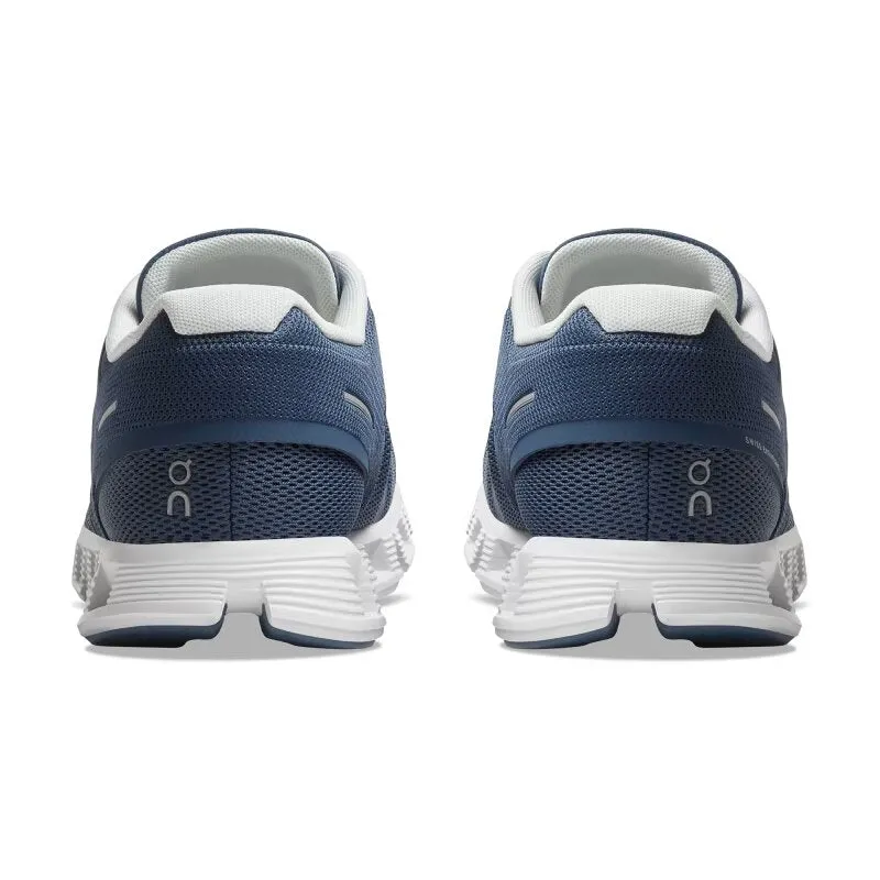 On Women's Cloud 5 Sneaker - Denim/White