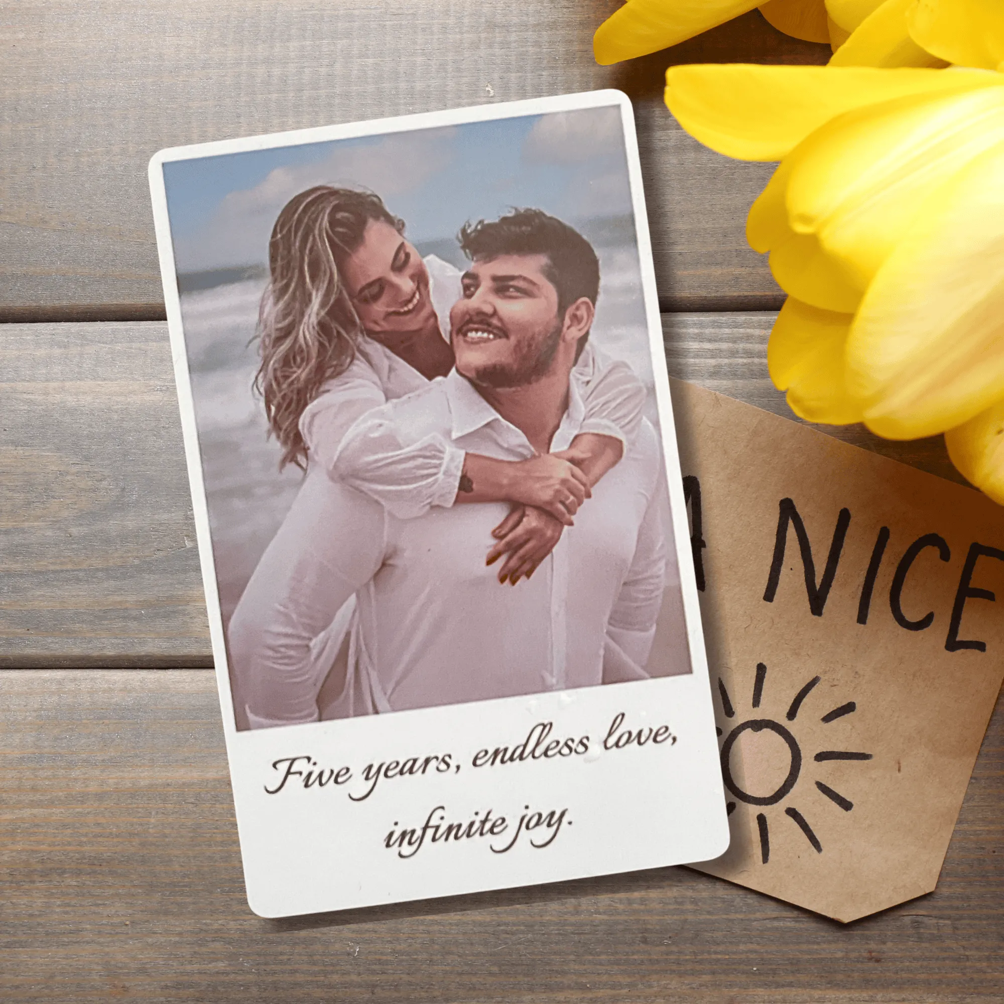 Personalised Photo Wallet Card For Partner- KALGHI