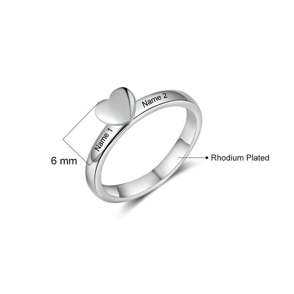 Personalized Engraving Name Customized Ring