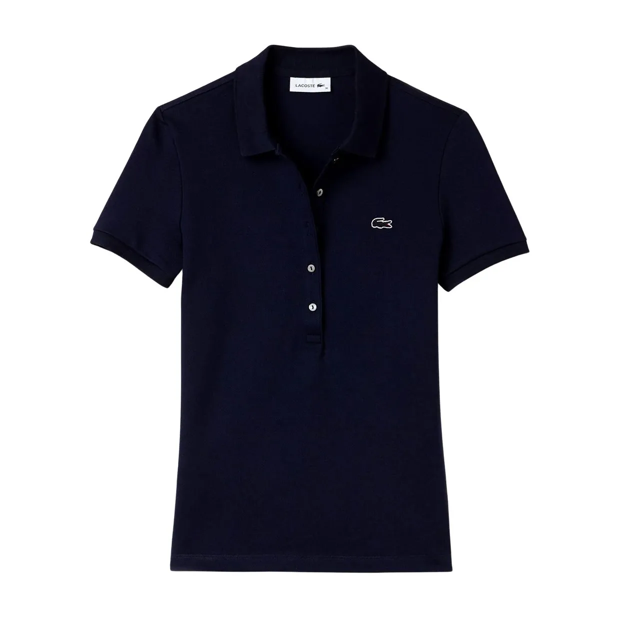 Polo Donna Lacoste Slim Fit Blu