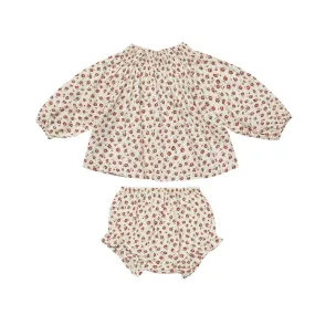 Rylee   Cru Quincy Blouse Set - Spice Floral