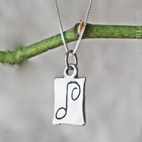 Sing Music Note Necklace