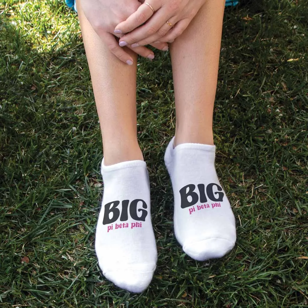 Sorority No Show Socks for BIGS