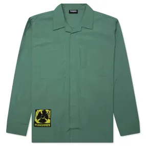 Stare Longsleeve Overshirt - Teal