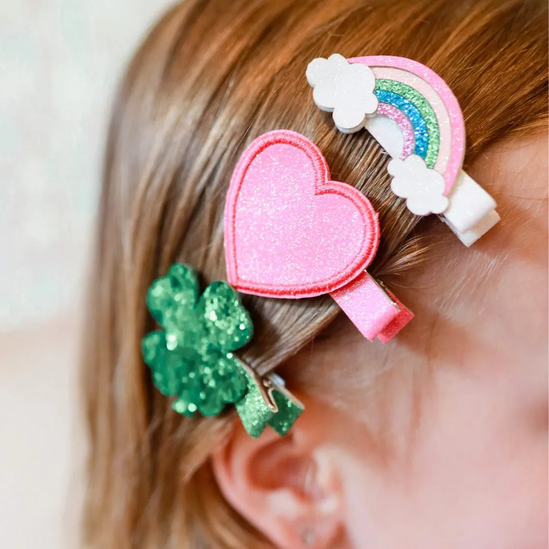 Sweet Wink St Patrick's Day Hair Clip Set