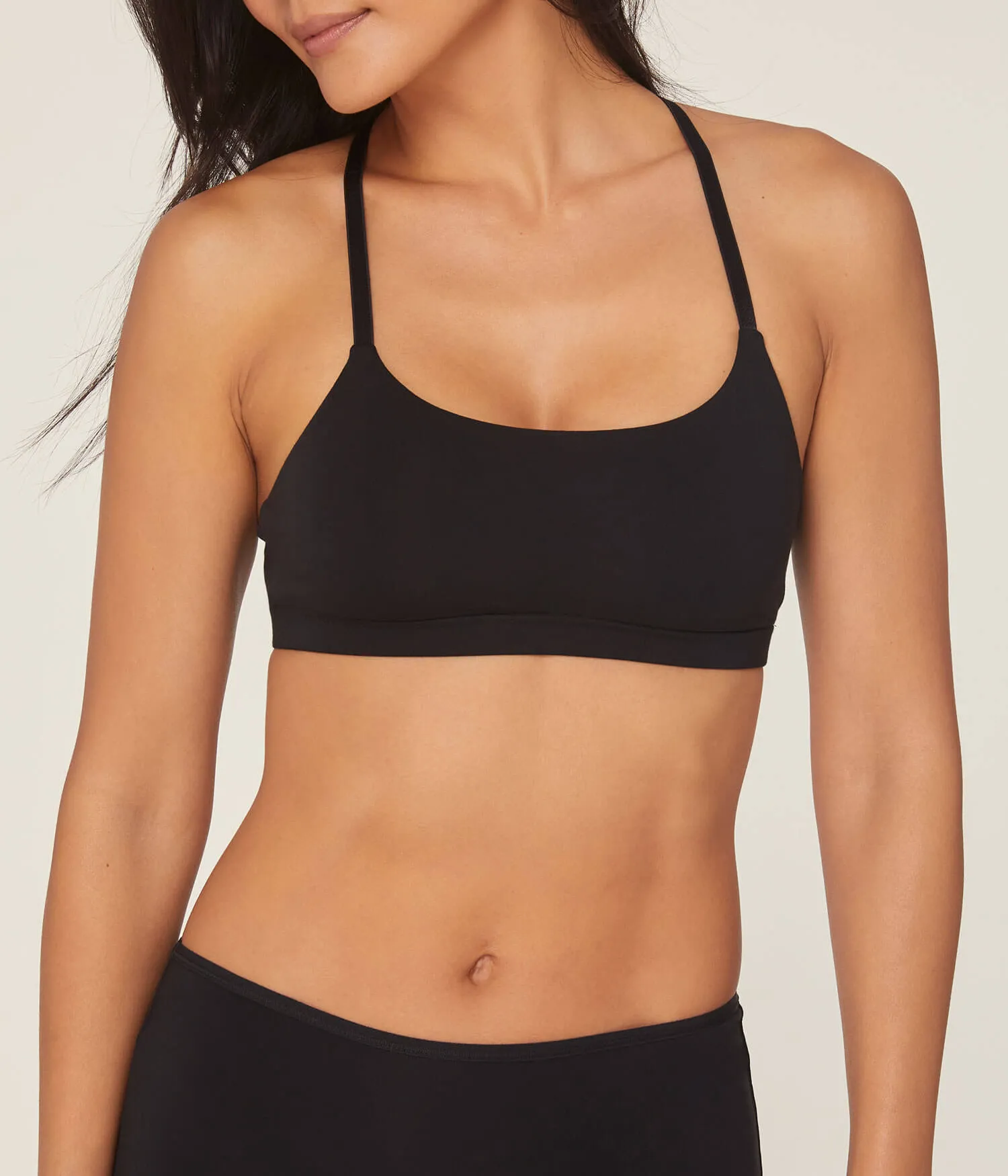 The Cami Bralette - Bamboo Jersey - Black