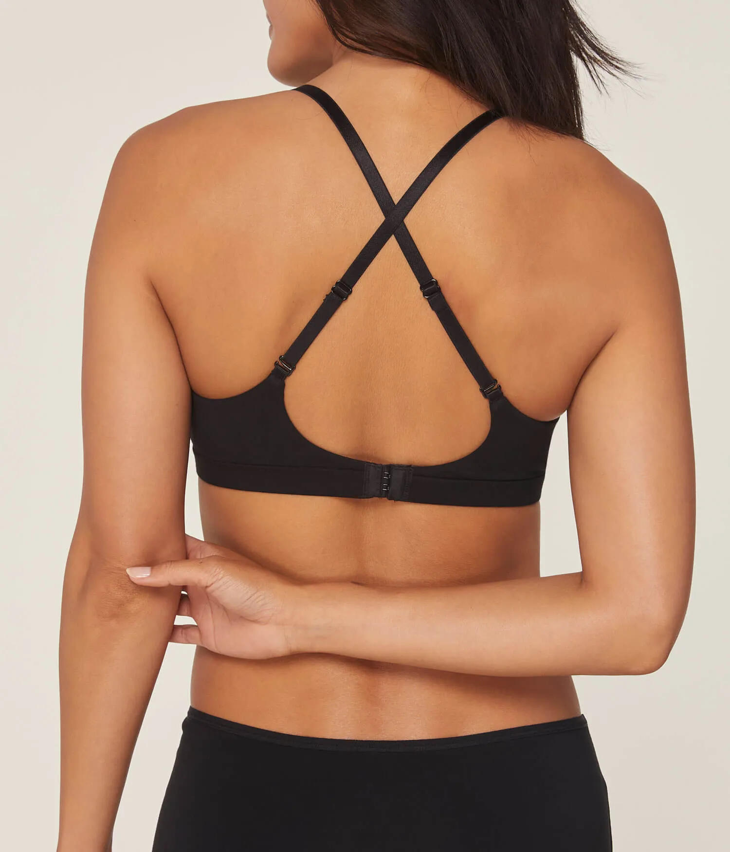 The Cami Bralette - Bamboo Jersey - Black