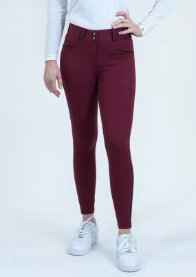 The Logan Breech Full Seat in Cranberry