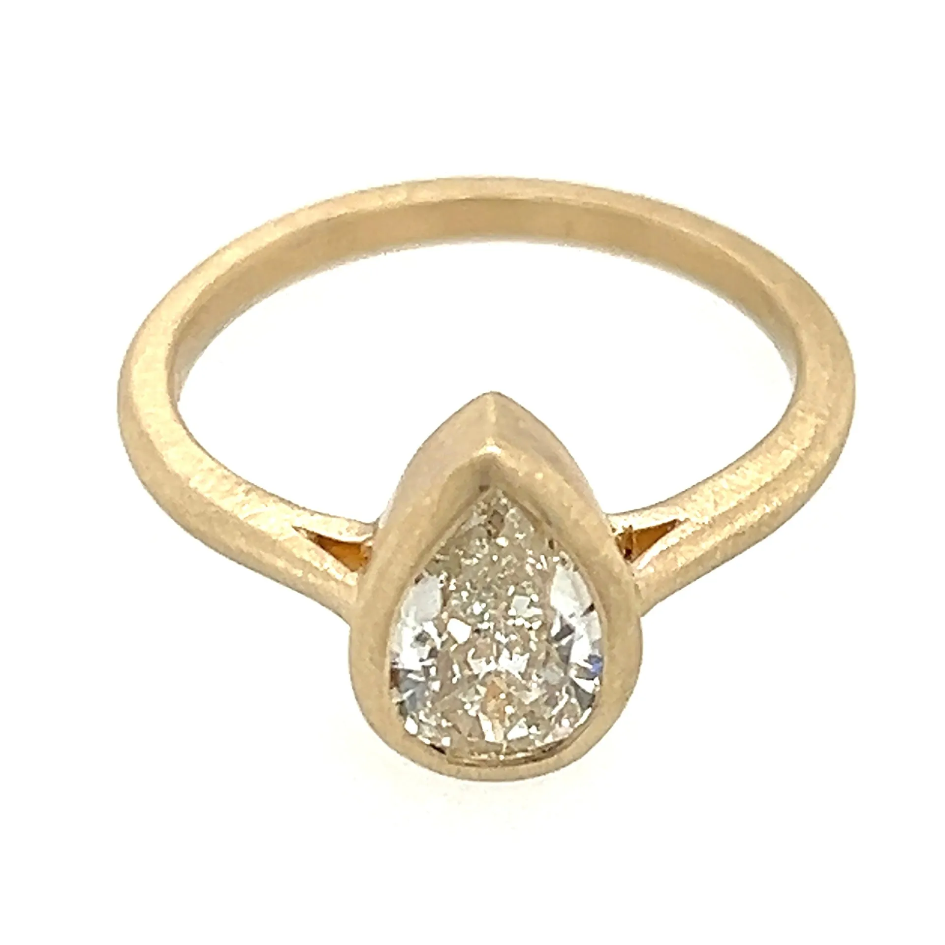 The Modern Pear- 1.03ct Reclaimed Pear Diamond