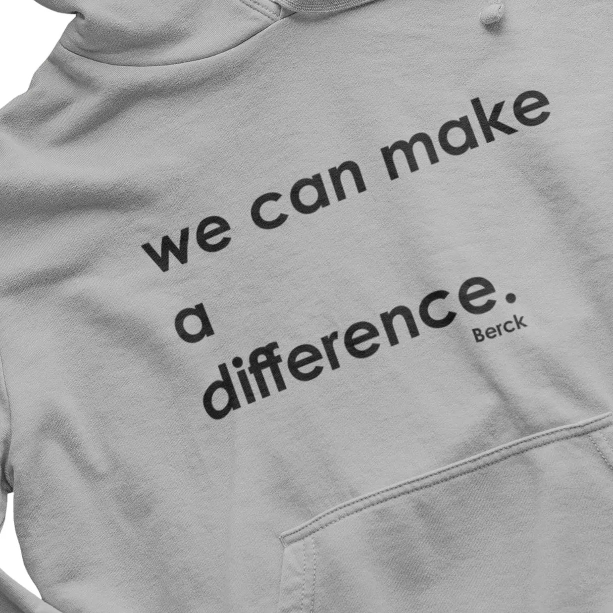 Unisex Pullover Hoodie Mid-Weight Fleece “We Can Make a Difference”