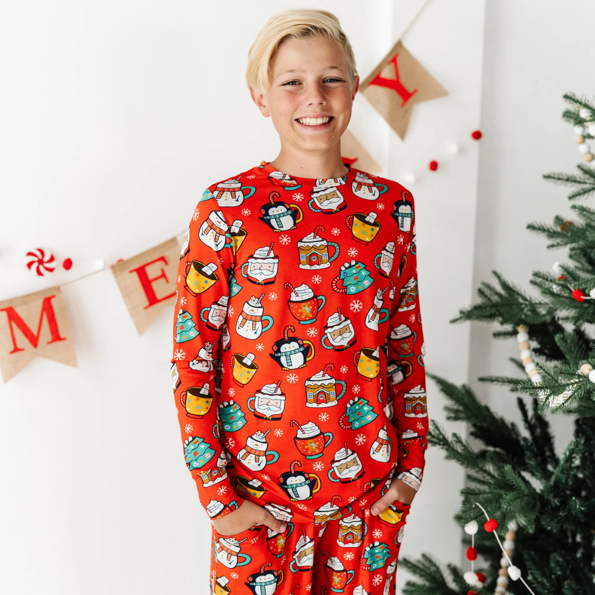 Wake me Up Before You Cocoa Pajama Set - Bigger Kids (Boys)