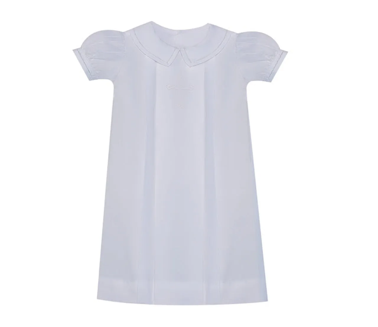 White Carson Cross Girl Baptism Gown