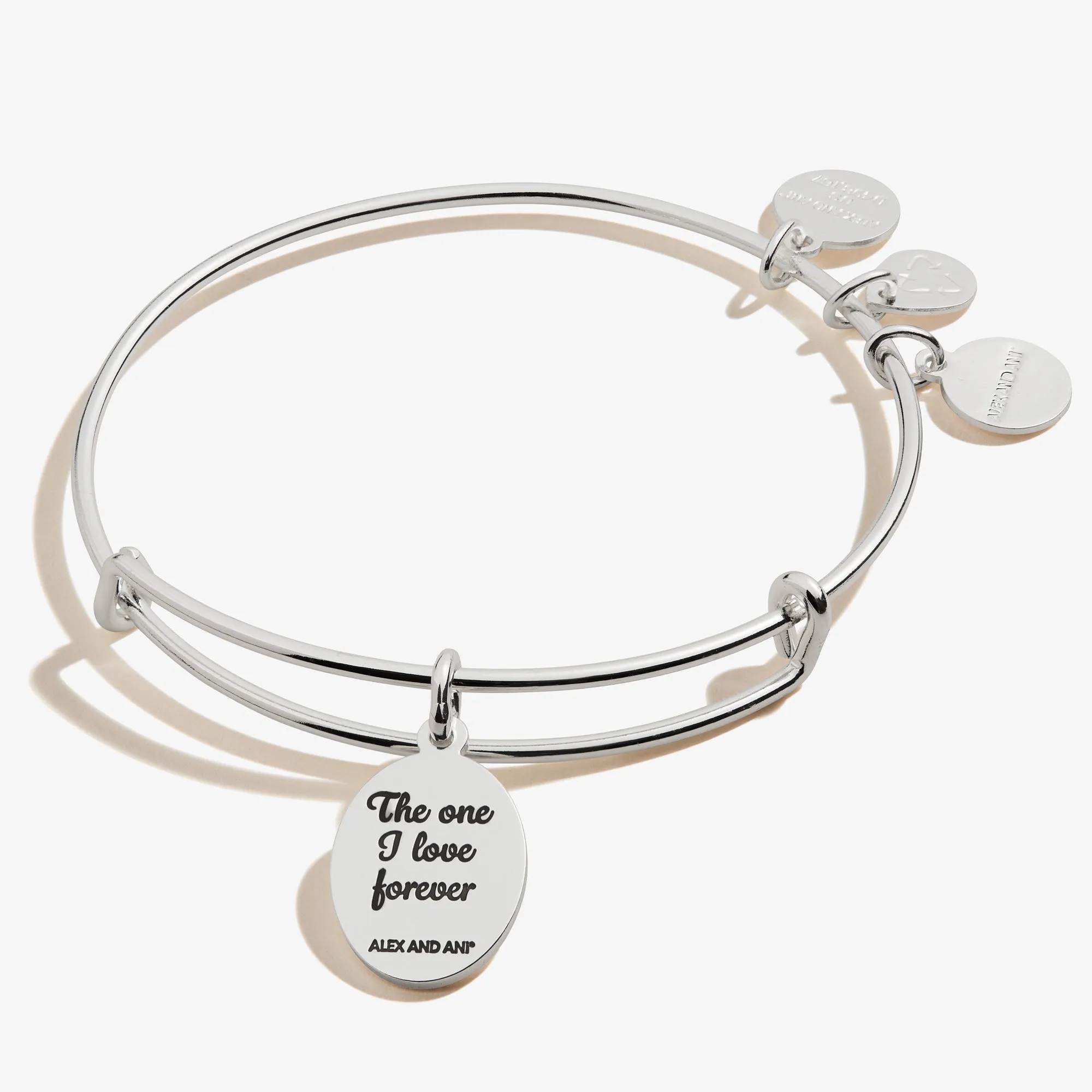 Wife, 'The One I Love Forever' Charm Bangle