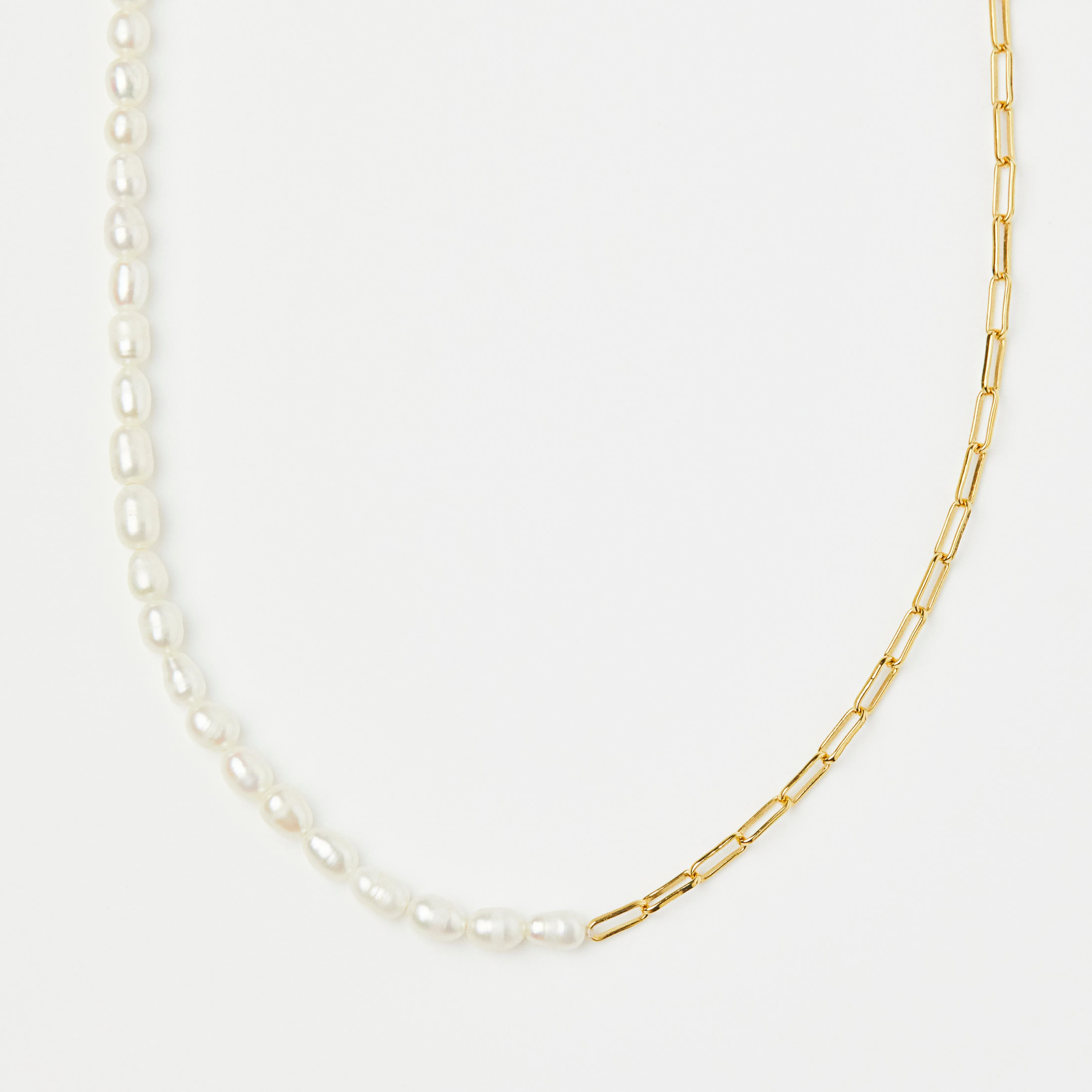 Zoe Sugg Intentions Lucky Pearl & Chain Necklace